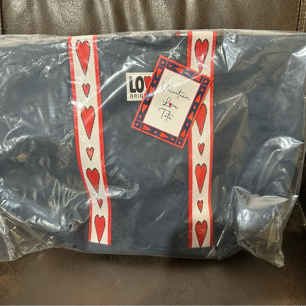 Brighton VELVETEEN LOVE TOTE
